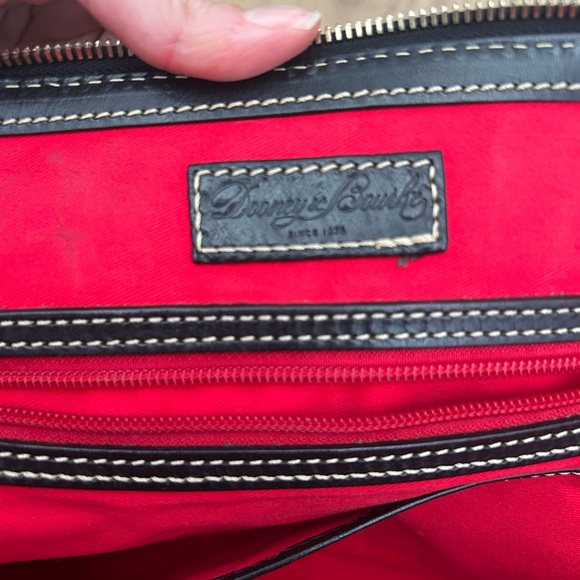 Dooney & Bourke Black Pebbled Leather Satchel - Picture 5 of 7